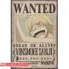 Affiche Wanted Sanji - New World Prime 1 Affiche Wanted Sanji - New World Prime -ONE PIECE Soldes 2022 affiche wanted sanji new world prime