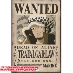 One Piece - Affiche Wanted De Trafalgar Law