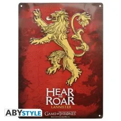 Plaque Métal Lannister